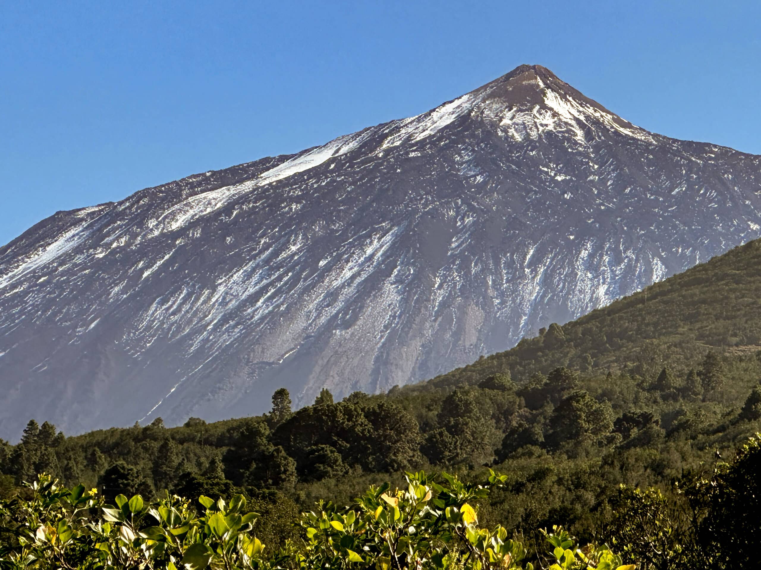 Vista desde la ruta de senderismo al Teide