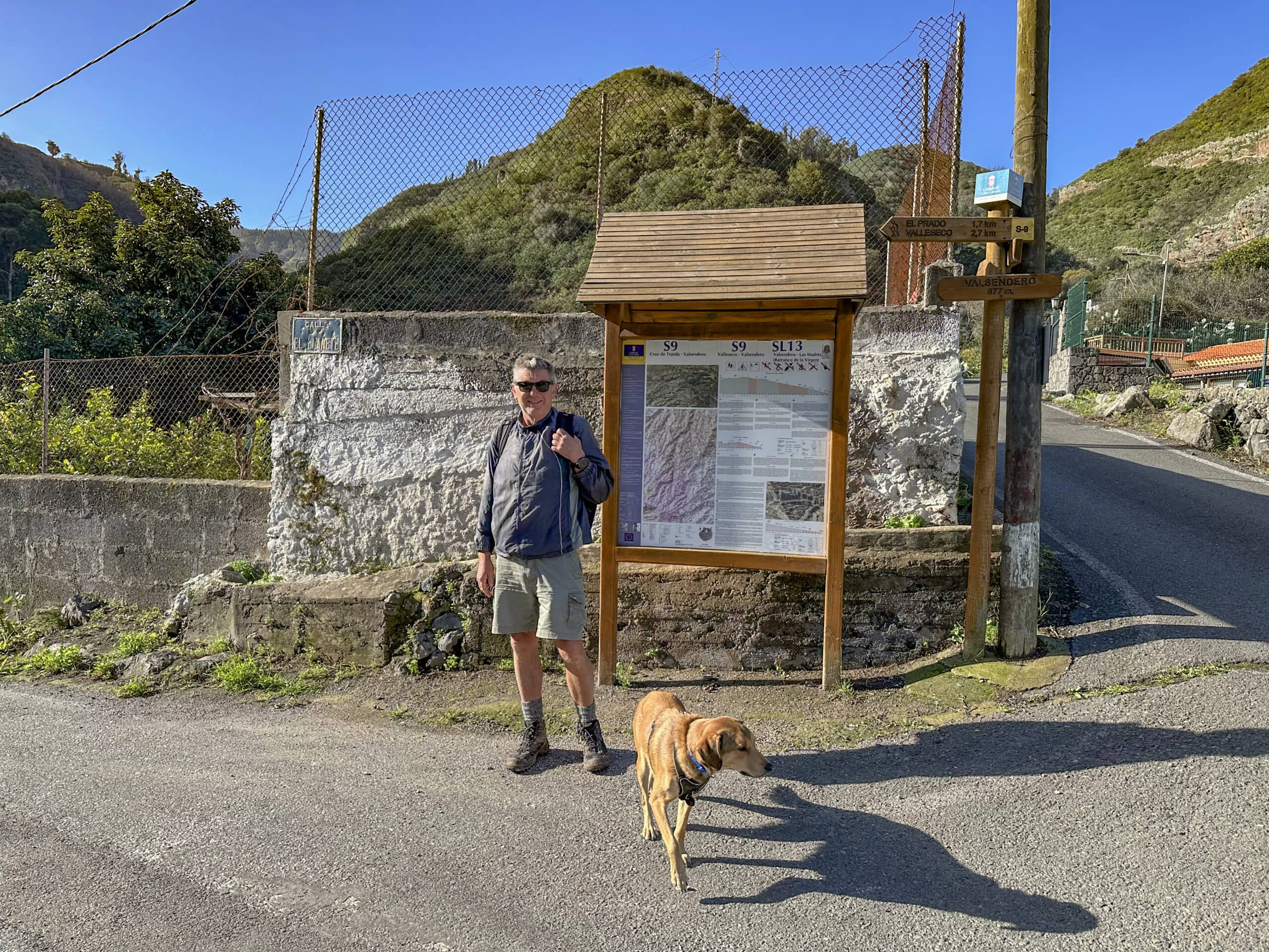 Punto de partida de la ruta en Valsendero