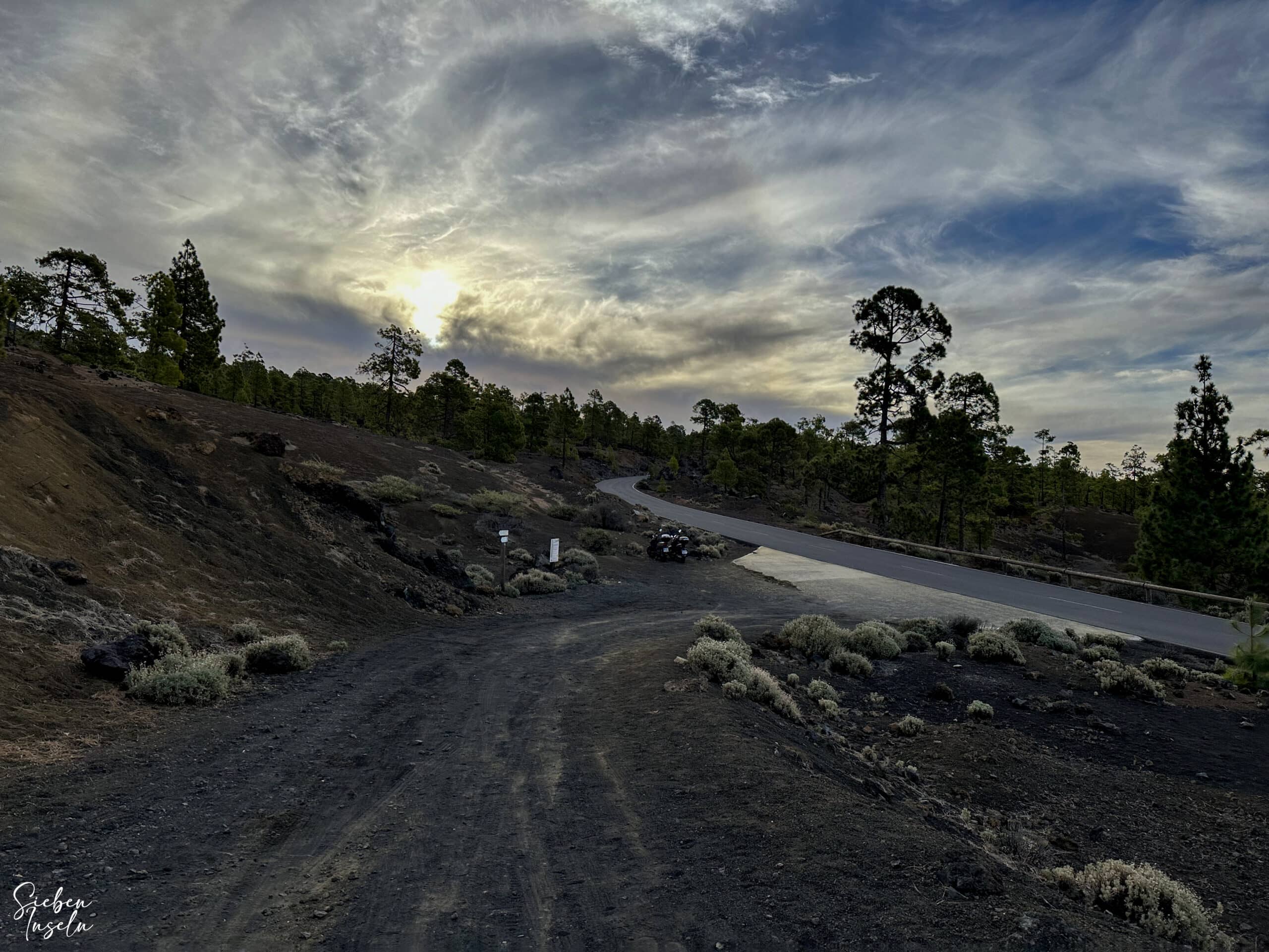 Ausgangsort der Wanderung Fahrweg bei KM 12